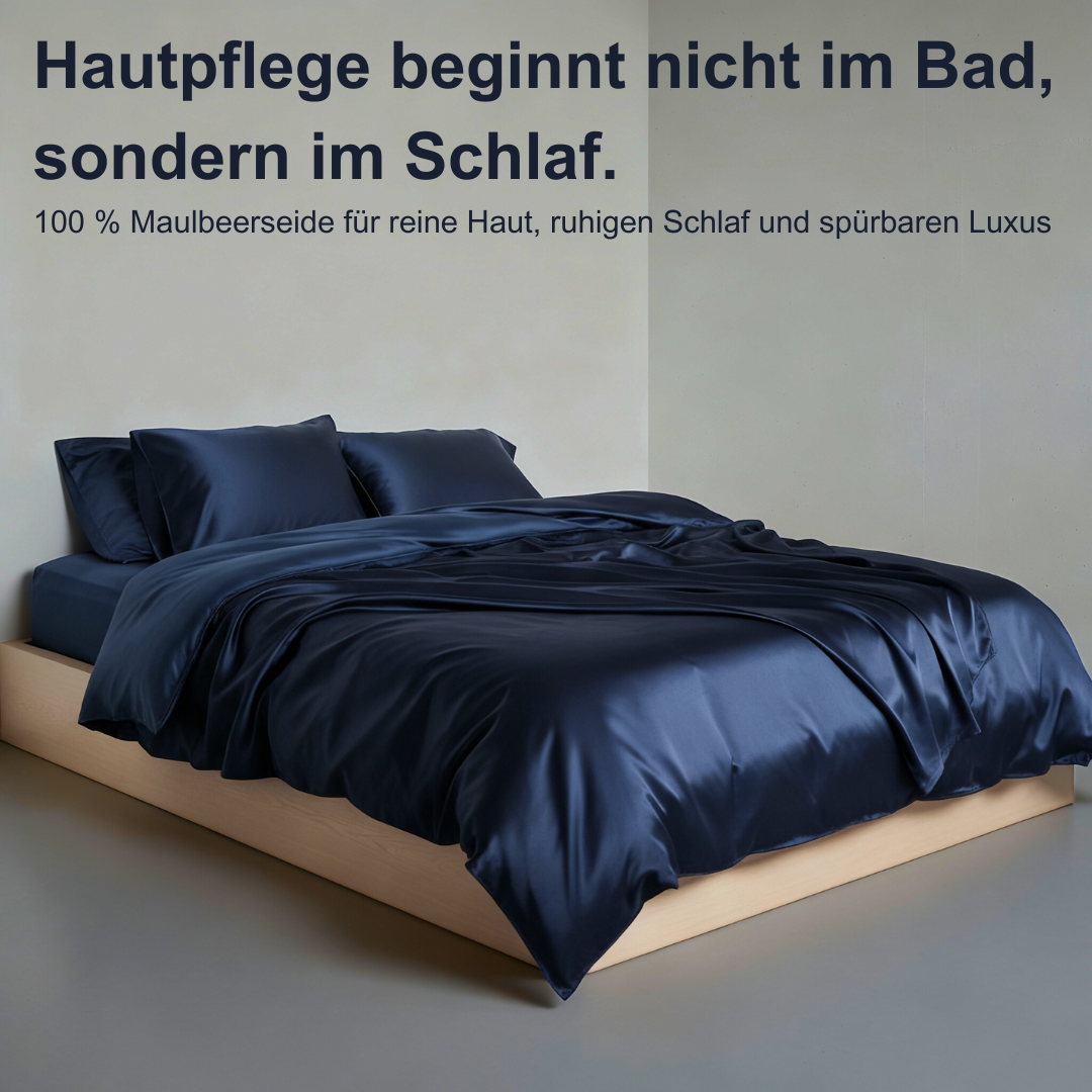 Luxuriöses Seidenbettset - Hypoallergen für gesunden Schlaf