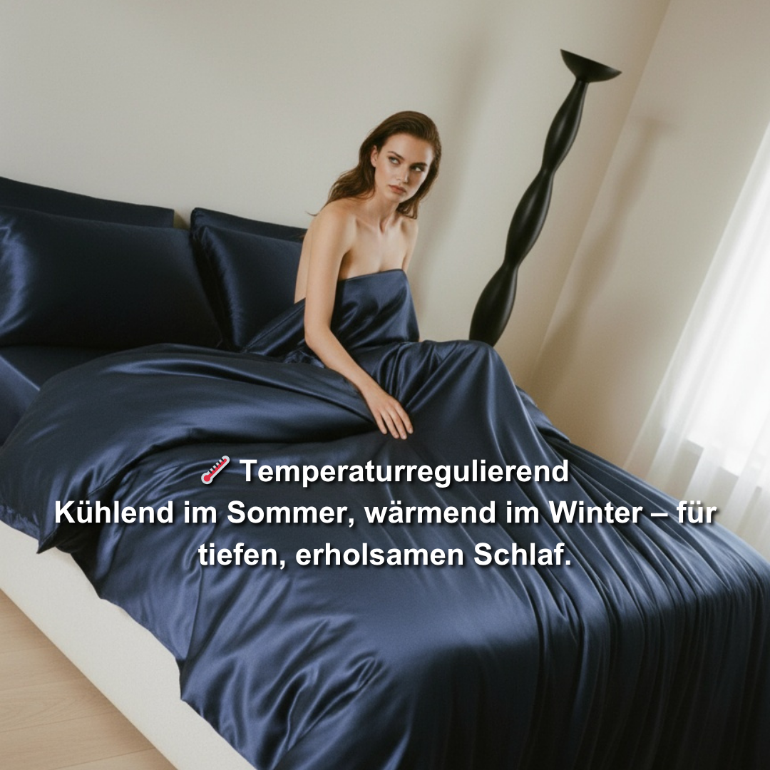 Luxuriöses Seidenbettset - Hypoallergen für gesunden Schlaf